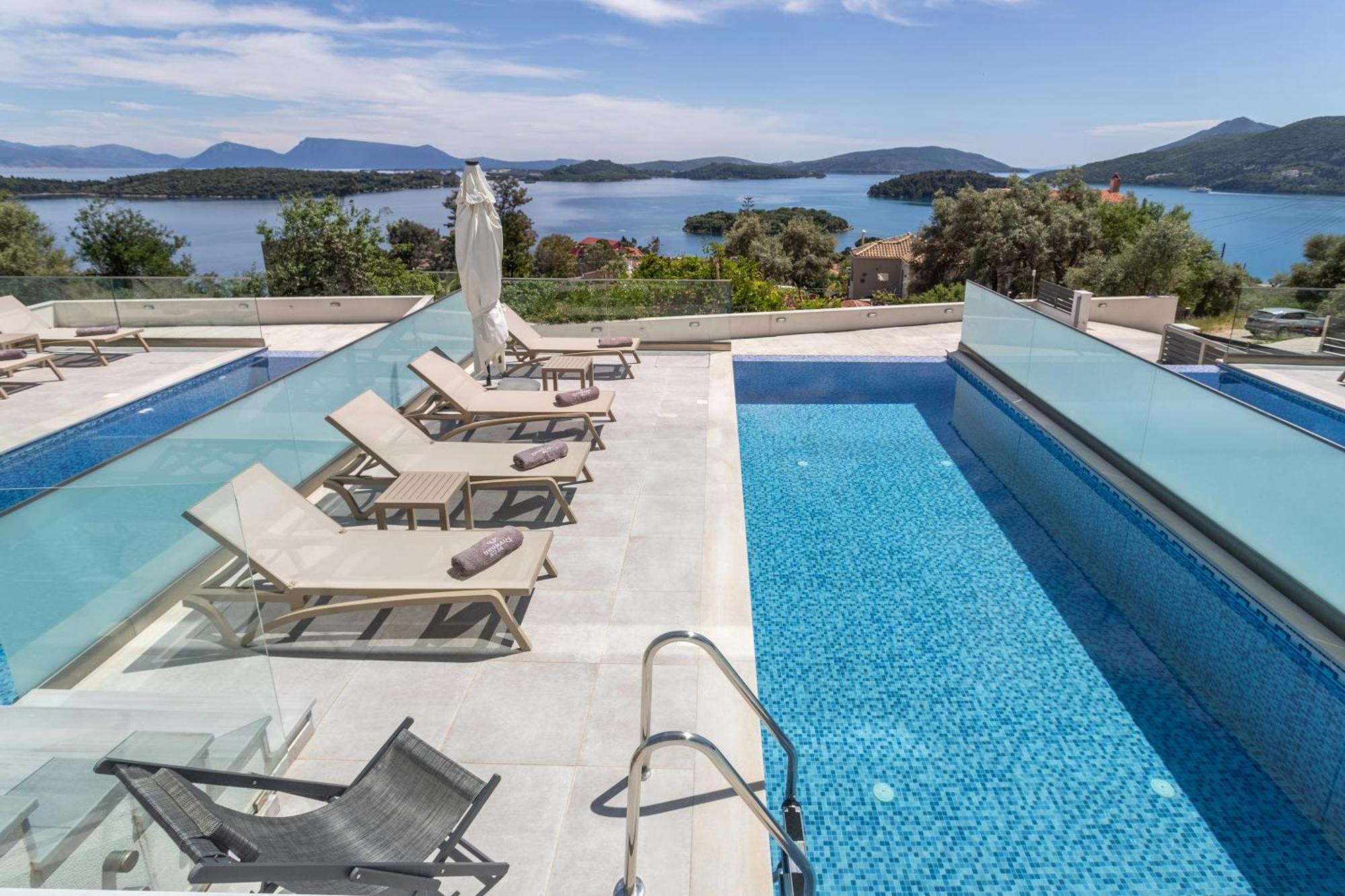 Diamond Blue Villas Lefkada นีดรี ภายนอก รูปภาพ