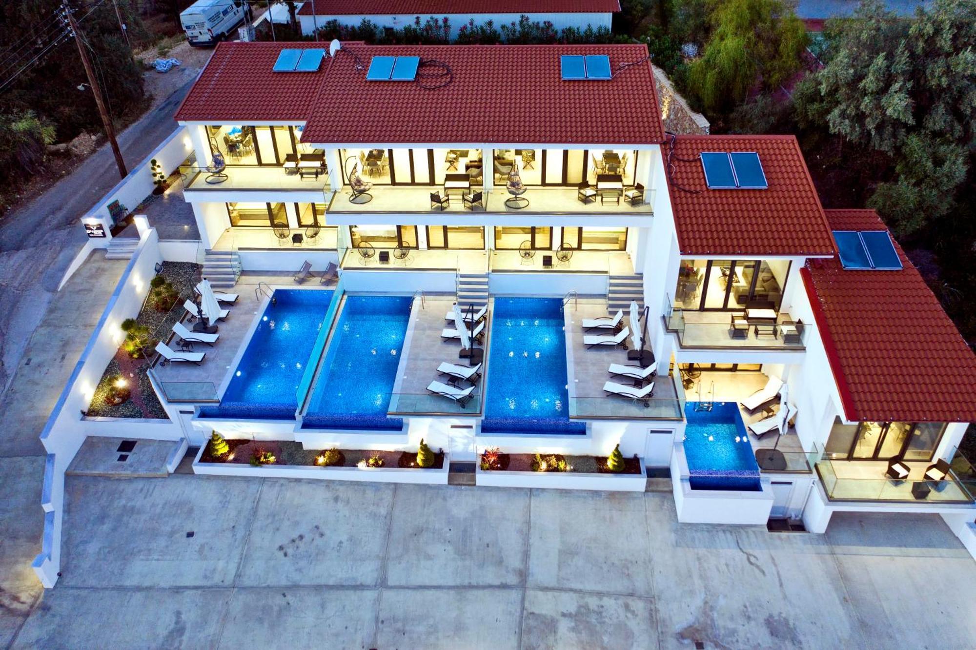 Diamond Blue Villas Lefkada นีดรี ภายนอก รูปภาพ