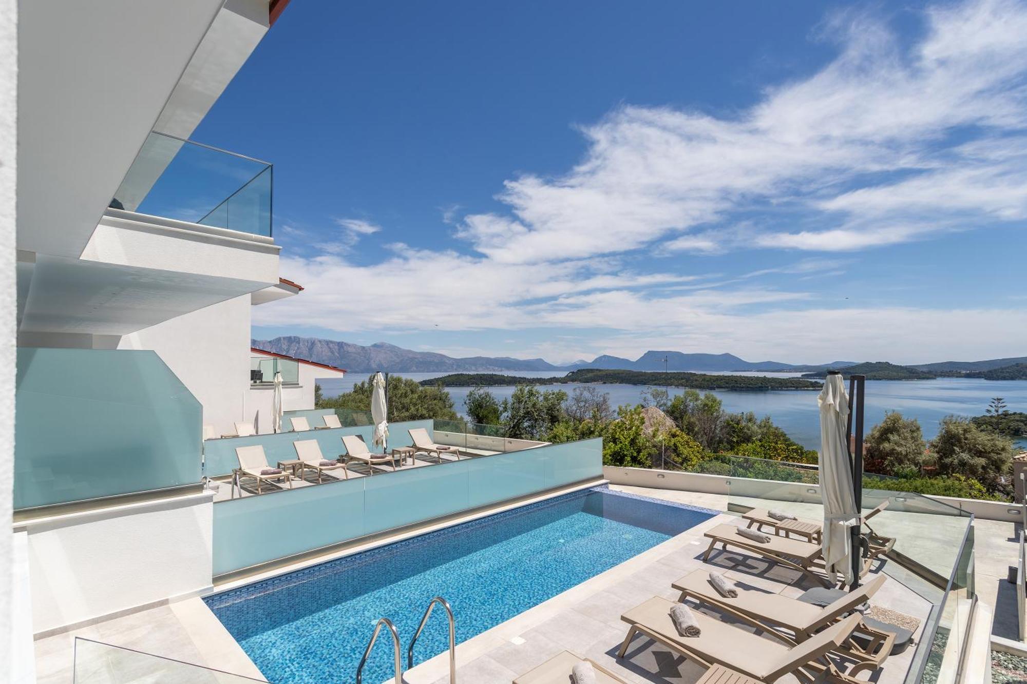 Diamond Blue Villas Lefkada นีดรี ภายนอก รูปภาพ